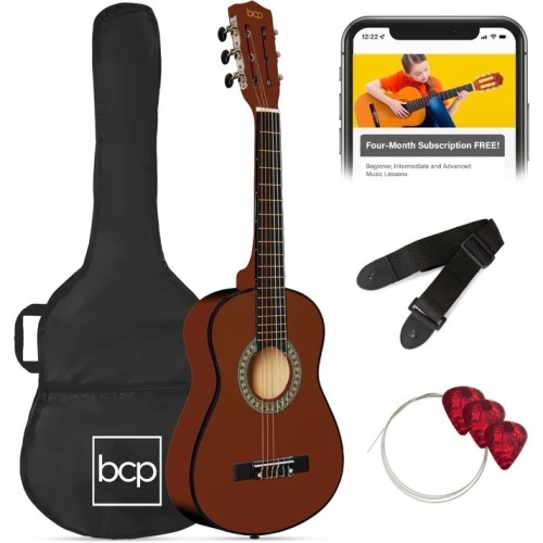 Kids Acoustic Guitar Beginner Starter Kit w/ Carrying Case - 30in - Lot 661