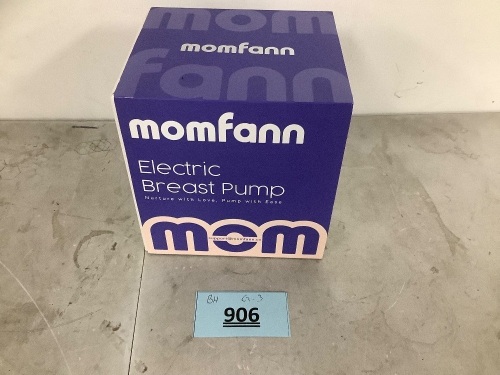 Momfan Electric Breast Pump - Lot 906