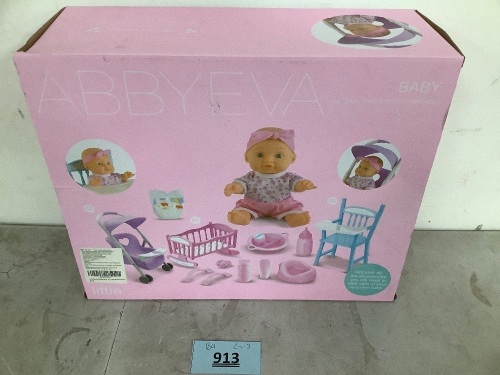 ABBYEVA Baby Doll Set - Lot 913