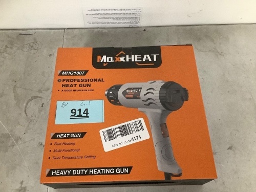 MaxxHeat MHG1807 Heat Gun - Lot 914