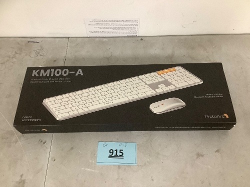 ProtoArc KM100-A Keyboard Mouse Combo - Lot 915