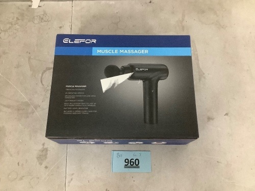 Elefor Muscle Massager - Lot 960