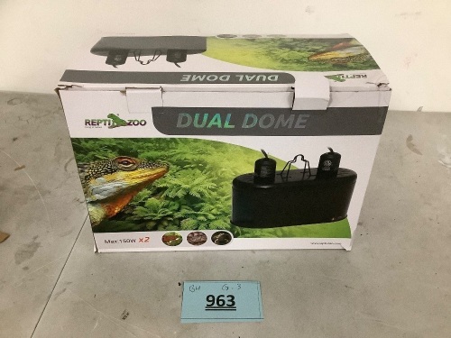 ReptiZoo Dual Dome Light - Lot 963