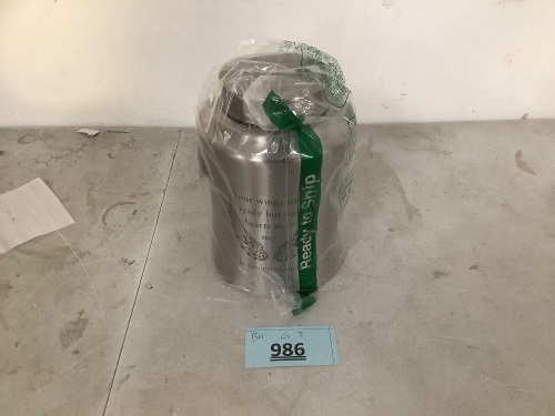 Metal Urn - Lot 986
