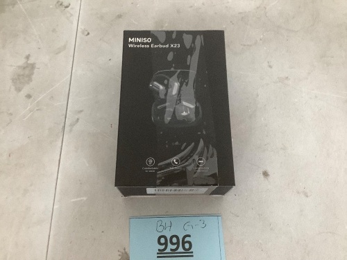 MINISO Wireless Earbuds - Lot 996