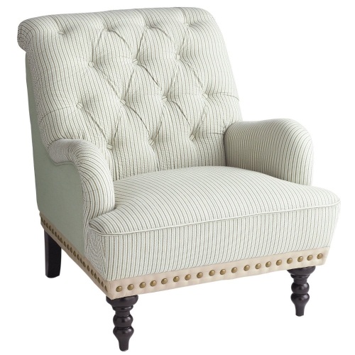 Pier1 Chas Chair in Seersucker. NEW - Lot 32