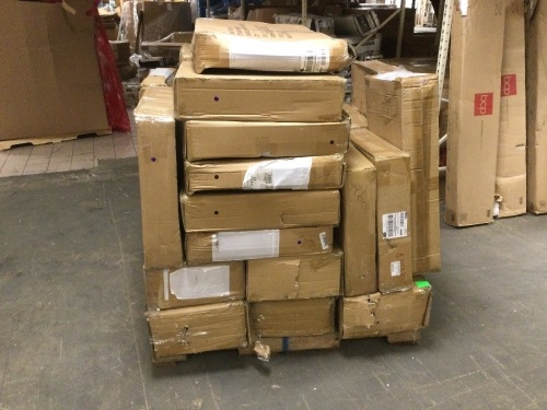 Pallet of Exercise Equipment. Includes: (5) Fit Trend Total Bikes, (16) Ultra Core Max Ab Machines, and (3) Chair Gyms. Items are Uninspected E-Commerce Returns - Lot 56