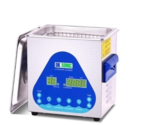 Professional Ultrasonic Cleaner - DK SONIC Sonic Cleaner with Heater and Basket for Denture,Coins,Small Metal Parts,Record,Circuit Board,Daily Necessaries,Tattoo Equipment,Lab Tools,etc. Appears New. Powers On/Not Tested Further - Lot 102