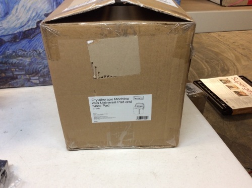 Cold Therapy Machine w/ Universal Flexible Pad (Missing Knee Pad). Powers On/Not Tested Further.  - Lot 203