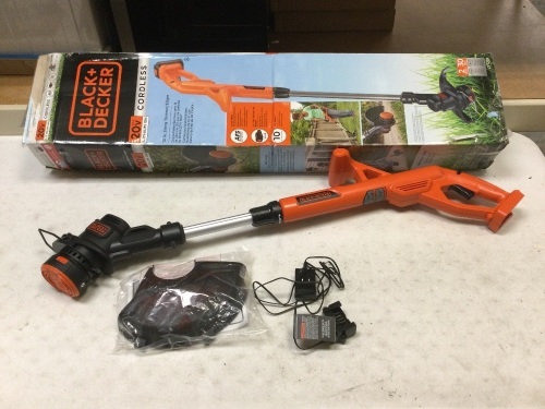 Black & Decker 20-Volt Max 10-in Straight Cordless String Trimmer. No Battery. Like New - Lot 255