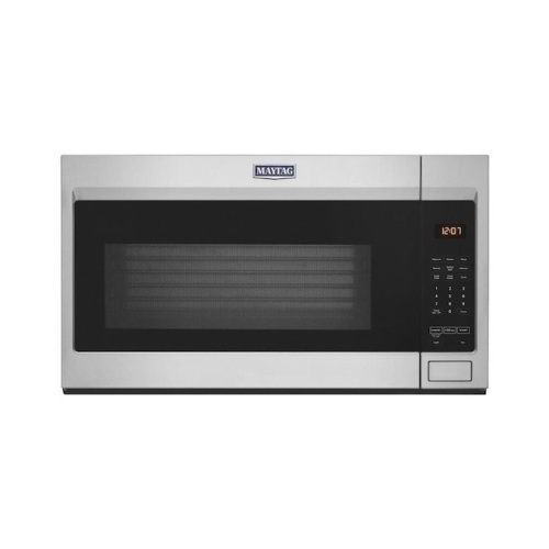 Maytag 1.9-cu ft Over-the-Range Microwave with Stainless Steel Cavity - Fingerprint Resistant Stainless Steel. E-Commerce Return. Tested. No Box  - Lot 271