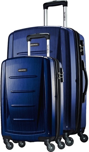 Samsonite Winfield 2 Fashion 2 Piece Luggage Set. Deep Blue Color. Appear New - Lot 284