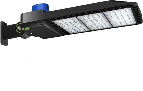 LEDMO 300W LED Parking Lot Light with Adjustable Arm, Direct Mounting. Dusk-to-Dawn Photocell Sensor, Outdoor Parking Lot Lighting 300W, 5000K. Appears New  - Lot 298