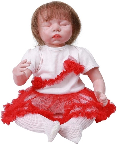 IVITA Amazing Girls 19.3 inch Doll, Posable Fashion Newborn. Compatible with Most 19.3 Inch Doll Accessories and Clothing. NEW - Lot 314