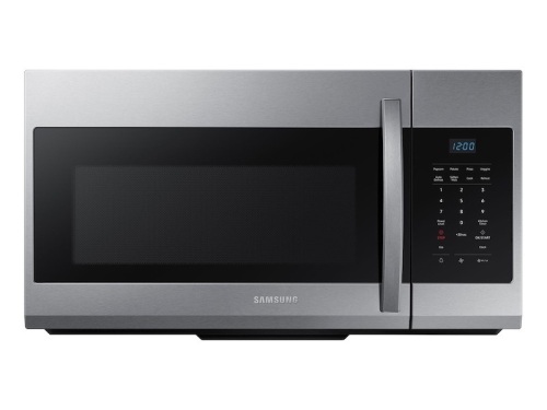 Samsung 1.7 cu. ft. Over-the-Range Microwave in Stainless Steel. Appears New. E-Commerce Return. Tested - Lot 347