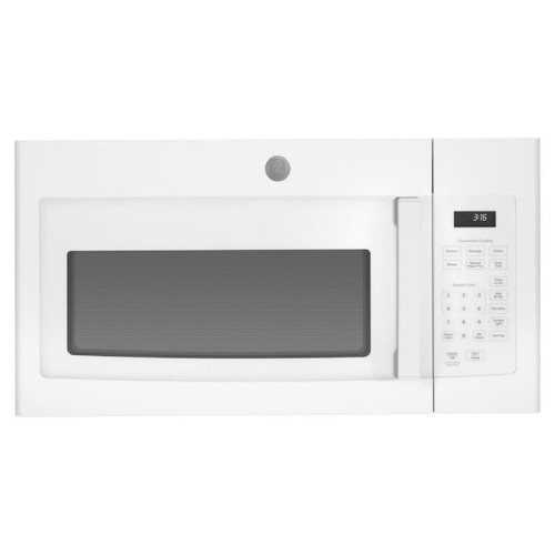 GE 1.6-cu ft Over-the-Range Microwave (White). E-Commerce Return. Tested - Lot 348