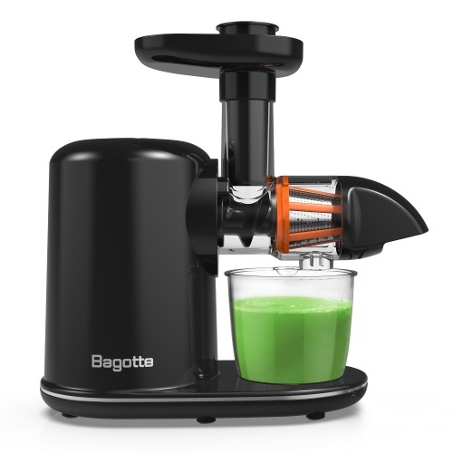 Bagotte Masticating Slow Juicer Machines with Reverse Function, Easy to clean, Quiet Motor.  - Lot 536