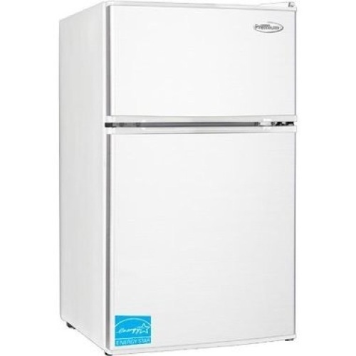 Premium 3.1 CuFt White Compact Refrigerator. Tested and Works. Appears New.  - Lot 545