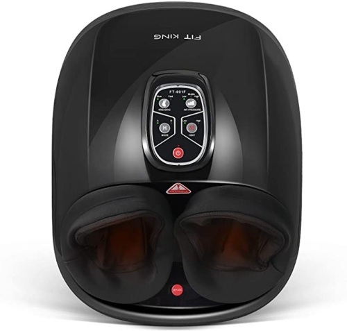 CINCOM Foot Massager with Heat & Air Compression for Foot Deep Shiatsu Kneading Massage with 3 Intensities 2 Modes Auto-Off Timer for Relax. Tested/Works.  - Lot 645