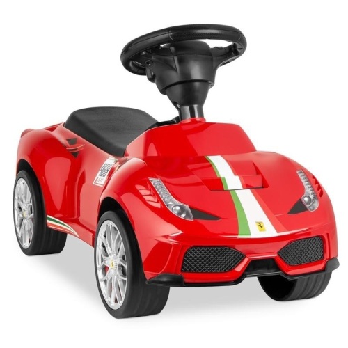 Kids Ferrari 458 Foot-to-Floor Sports Ride-On Push Car Scooter w/ Horn. Appears New - Lot 654