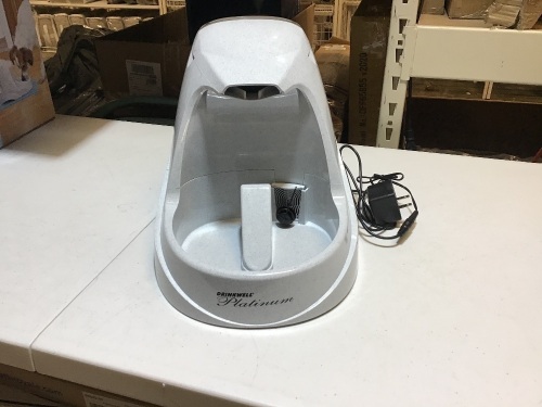 PetSafe Drinkwell Platinum, Best for Cats and Small to Medium Dogs, Fresh Filtered Water Dispenser,168 oz. Appears New. Untested - Lot 705