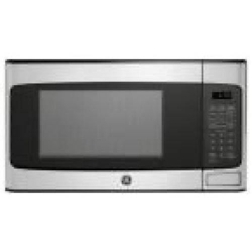 GE 1.1 cu. Ft. Countertop Microwave in Stainless Steel. Appears New. Tested. E-Commerce Return - Lot 731