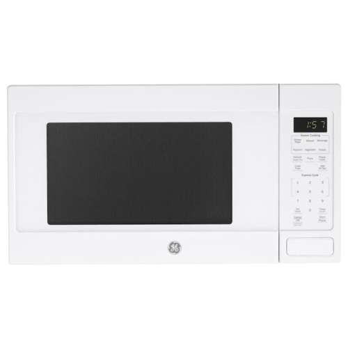 GE 1.6-cu ft 1150-Watt Countertop Microwave (White).E-Commerce Reutn. Tested.   - Lot 810
