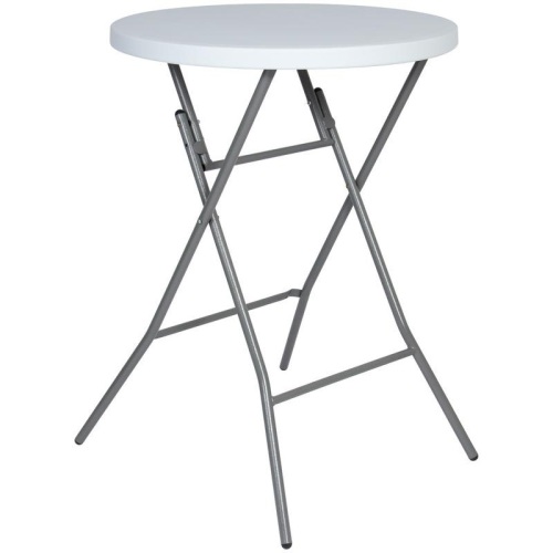 32in Indoor/Outdoor Folding Bar Table - White. New With Blemish  - Lot 843