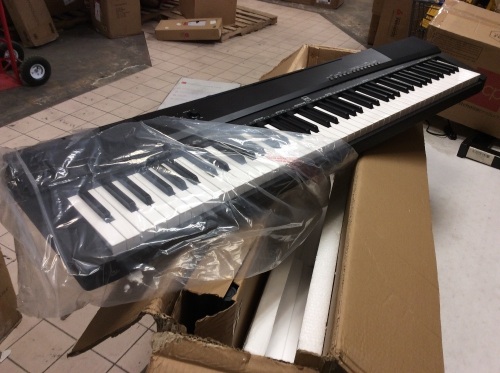 88-Key Digital Piano Set w/ Semi-Weighted Keys, Stand, Sustain Pedal. Works. E-Commerce Return - Lot 844