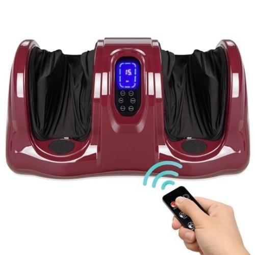 Therapeutic Foot Massager w/ High Intensity Rollers, Remote, 3 Modes. Appears New - Lot 895