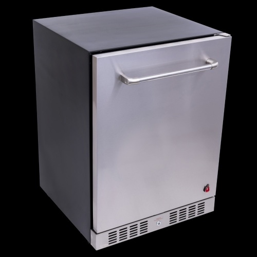 Char‑Broil Medallion Series Built-In Refrigerator. E-Commerce Return. Tested. One Leg Is Missing/Broken. - Lot 901