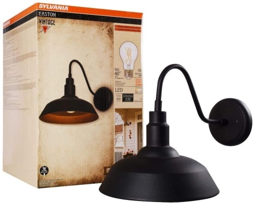 Sylvania 60062 Easton Sconce Light Vintage Fixture, LED. Appears New - Lot 916