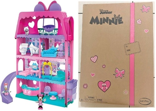 Minnie Mouse Bow-Tel Hotel Ages 3+ Toy Play Dollhouse House Doll Disney Junior. Appears New - Lot 921