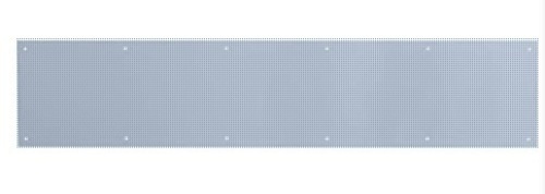 Prime-Line MP4837 Door Kick Plate, 6 x 34-Inch, Satin Nickel Aluminum, Pack of 1. Appears New - Lot 932