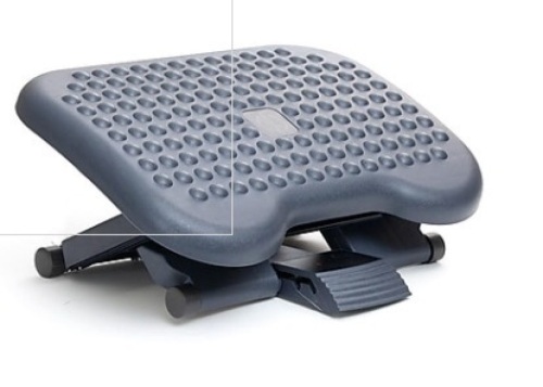 Mind Reader Comfy Footrest, Black (FTREST-BLK). Appears New - Lot 938