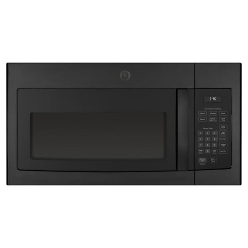 GE 1.6-cu ft Over-the-Range Microwave (Black). E-Commerce Return. Tested - Lot 949