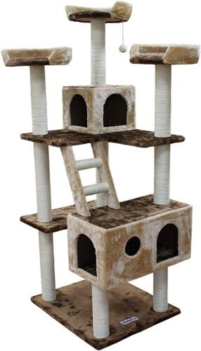 Kitty Mansions 73" Beverly Hills Cat Tree - Lot 64
