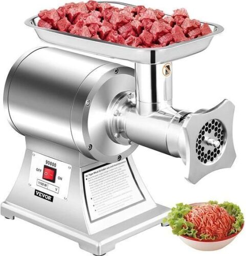 VEVOR 550lbs/h Electric Meat Grinder 1.5hp Commercial Sausage Stuffer Filler - Lot 68
