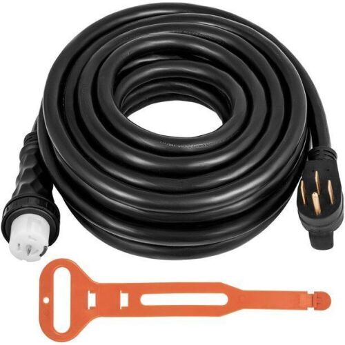 VEVOR 75FT Generator Power Cord 50-Amp 125/250-volt 14-50P to CS6364 Locking Connector - Lot 79