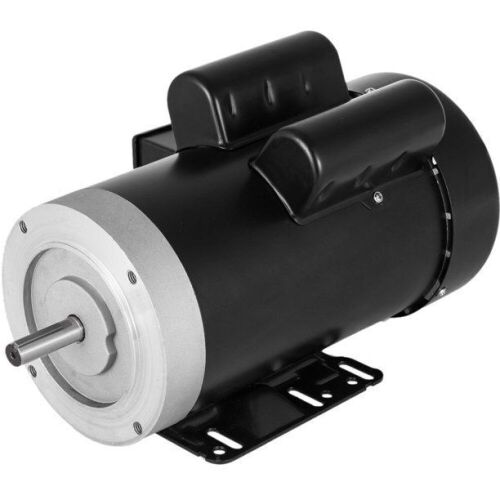 VEVOR 115/230V Single Phase Electric Motor 56C Frame 1.5 hp 1725 RPM 5/8 Inch Keyed Shaft  - Lot 87