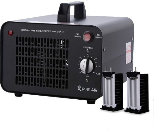 Adjustable 5000-10000 mg/h Double O3 Commercial Ozone Generator Machine Home Air Ionizer Deodorizer - Lot 181