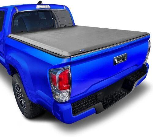 Tyger Auto T1 Soft Roll Up Truck Bed Tonneau Cover Compatible with 2005-2015 Toyota Tacoma Fleetside 6' Bed - Lot 252