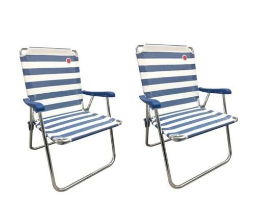 OmniCore Designs Aluminum Folding Camping Chairs, 2 Pack  - Lot 266