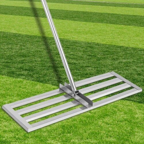 VEVOR 30 x 10 in Lawn Leveling Rake with 77 in Long Handle - Lot 317