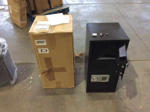 VEVOR Large Double Door Security Safe Box with Digital Lock & Keys - Bottom Safe Won't Open, Needs Repaired - Lot 344