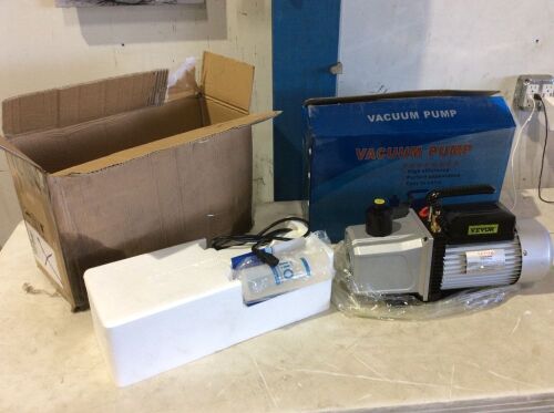 VEVOR 1HP Vacuum Pump  - Lot 371
