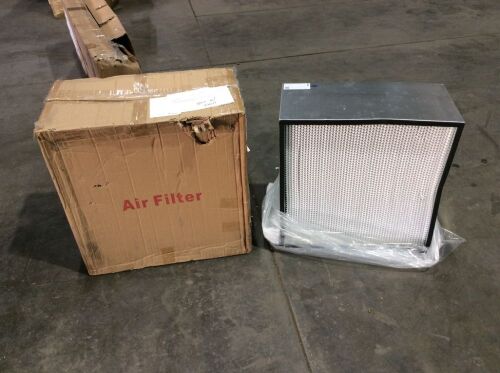 VEVOR Replacement HEPA Air Filter with Galvanized Frame  24" x 24" 11.5" for HEPA Filter Novair 2000 - Lot 372