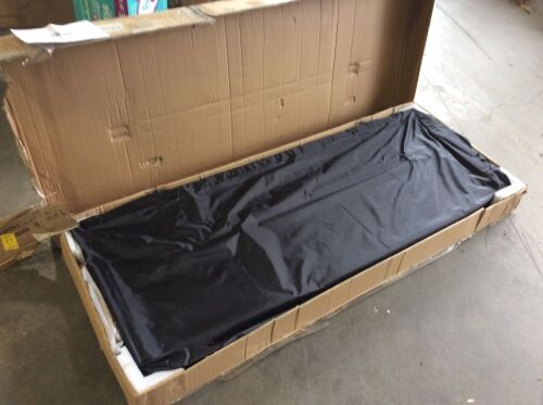 Puermto 5' Hard Tri-Fold Black FRP Panel Waterproof Truck Bed Cover for 2019-2021 Ranger - Lot 413