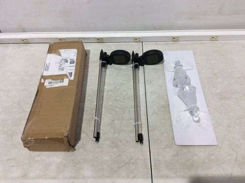 LED Angel Solar Light Yard Stakes, Set of 2  - Lot 591