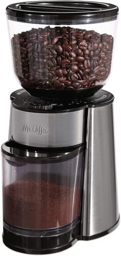 Mr. Coffee Automatic Burr Mill Coffee Grinder with 18 Custom Grind Settings - Lot 626